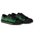 Niue Low Top Canvas Shoes - Green Tentacle Turtle - Polynesian Pride