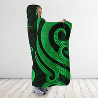 Marshall Islands Hooded Blanket - Green Tentacle Turtle - Polynesian Pride