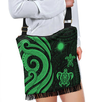 Marshall Islands Boho Handbag - Green Tentacle Turtle - Polynesian Pride