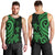 Niue Men's Tank Top - Green Tentacle Turtle - Polynesian Pride