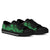 Tahiti Low Top Canvas Shoes - Green Tentacle Turtle - Polynesian Pride