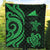 Tokelau Premium Quilt - Green Tentacle Turtle - Polynesian Pride