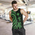 Northern Mariana Islands Men's Tank Top - Green Tentacle Turtle - Polynesian Pride