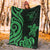 Niue Premium Blanket - Green Tentacle Turtle - Polynesian Pride