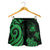 Samoa Women's Short - Green Tentacle Turtle - Polynesian Pride