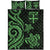 Fiji Quilt Bed Set - Green Tentacle Turtle - Polynesian Pride