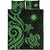 Marshall Islands Quilt Bed Set - Green Tentacle Turtle - Polynesian Pride