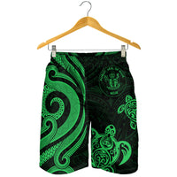 Niue Men's Short - Green Tentacle Turtle - Polynesian Pride