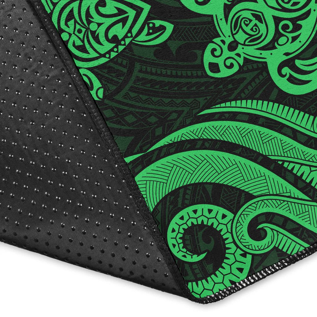 Federated States of Micronesia Area Rug - Green Tentacle Turtle - Polynesian Pride