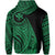 Hawaii Kanaka Polynesian Hoodie Tatoo Style Green - Polynesian Pride