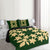 Hawaiian Royal Pattern Quilt Bed Set - Green - L3 Style - AH - Polynesian Pride