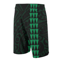 Hawaii Polynesian Warrior Board Shorts Green - Polynesian Pride