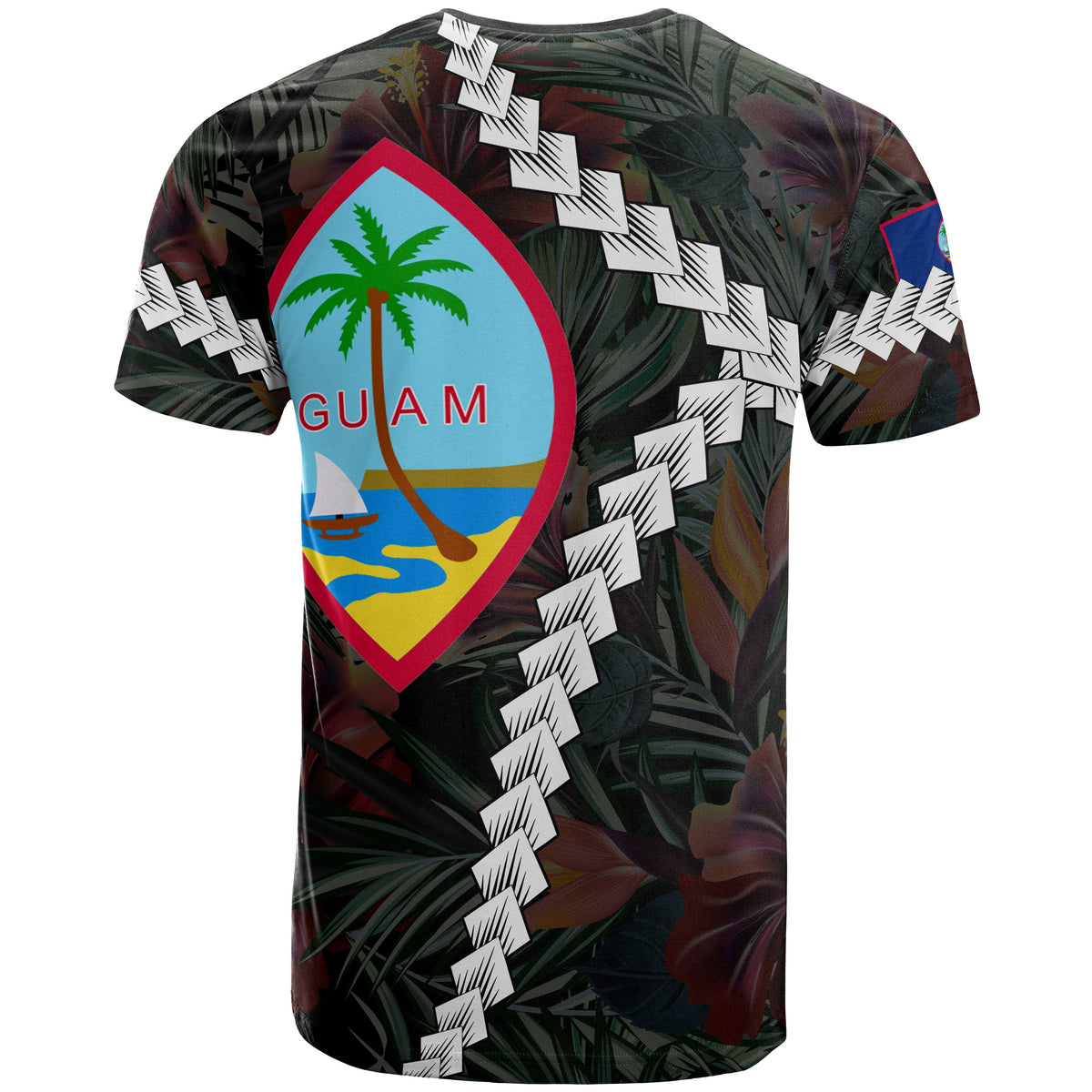 Guam Polynesian T Shirt Chain Polynesian - Polynesian Pride
