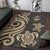 Guam Area Rug - Gold Tentacle Turtle - Polynesian Pride