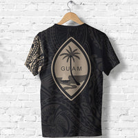 Guam T Shirt Guam Coat of Arms Polynesian Tattoo Style - Polynesian Pride