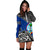 Guam Hoodie Dress - Guam Flag Fall In The Wave K9 - Polynesian Pride