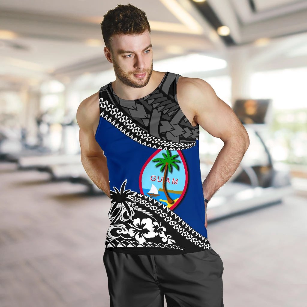 Guam Men Tank Top Fall In The Wave - Polynesian Pride