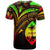 Guam T Shirt Reggae Color Cross Style - Polynesian Pride