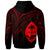 Guam Hoodie Red Color Cross Style - Polynesian Pride