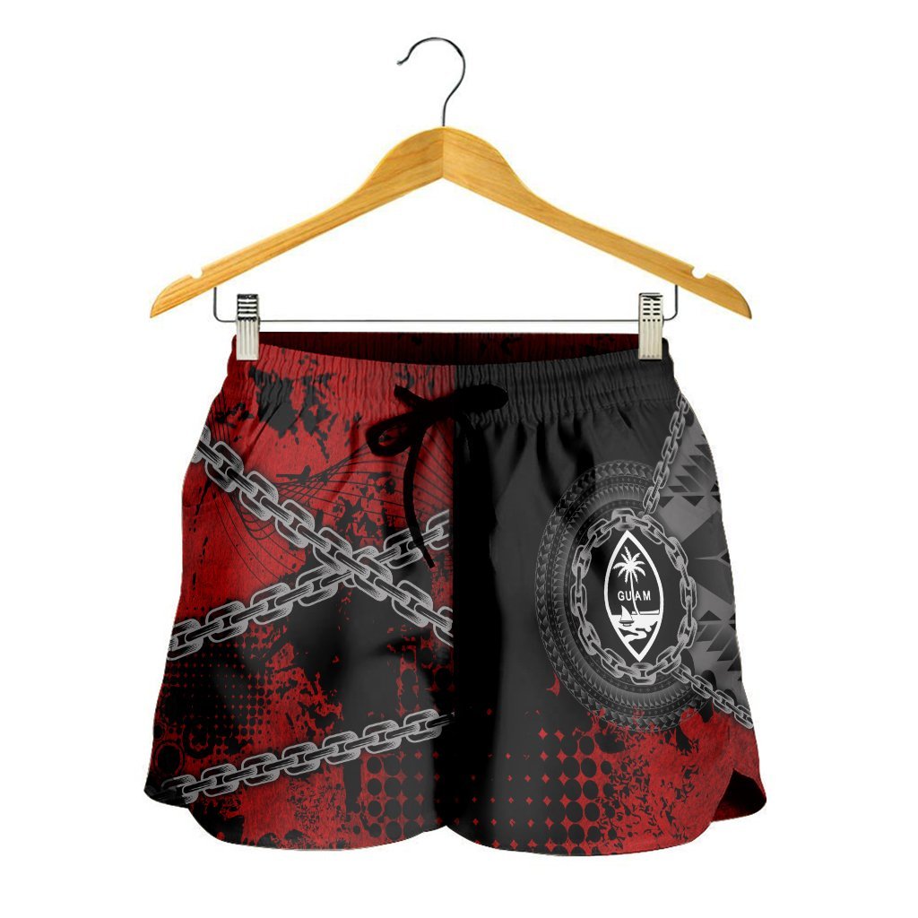 Guam Polynesian Women's Shorts - Polynesian Chain Style - Polynesian Pride