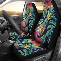 Hawaii Car Seat Covers - Tropical Pineapple Hibiscus Palm Leaves - 05 K5 - Polynesian Pride