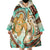 Hawaii Polynesian Shark And Sea Turtle Dreamy Turquoise Artsy Wearable Blanket Hoodie LT14 - Polynesian Pride