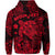 Custom Hawaii Turtle Polynesian Zip Hoodie Plumeria Flower Unique Style Red LT8 - Polynesian Pride