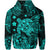 Hawaii Turtle Polynesian Zip Hoodie Plumeria Flower Unique Style Turquoise LT8 - Polynesian Pride