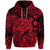 Hawaii Turtle Polynesian Hoodie Plumeria Flower Unique Style Red LT8 - Polynesian Pride