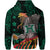 Hawaii Warriors Polynesian Zip Hoodie Unique Style Green LT8 - Polynesian Pride