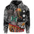 Custom Hawaii Warriors Polynesian Zip Hoodie Unique Style Black LT8 - Polynesian Pride