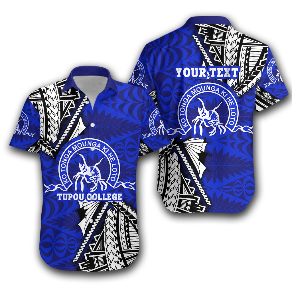 (Custom Personalised) Kolisi Ko Tupou College Tonga Hawaiian Shirt Version Special Unisex Blue - Polynesian Pride