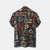 Tribal Geometry Print Hawaiian Shirt Original Style - Black LT8 - Polynesian Pride