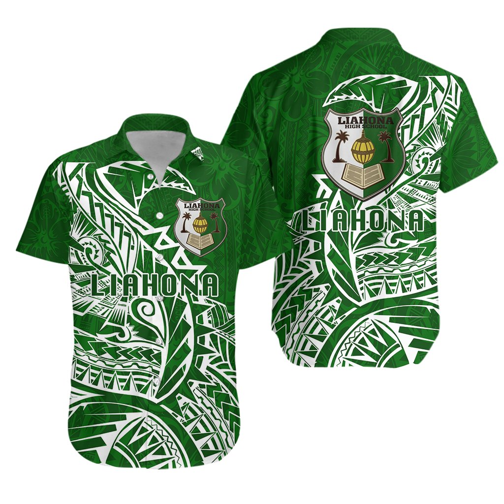 Liahona High School Hawaiian Shirt Unisex Green - Polynesian Pride