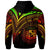 Hawaii Zip Hoodie Reggae Color Cross Style - Polynesian Pride