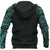 New Zealand Zip Hoodie, Maori Polynesian Tattoo Turquoise - Polynesian Pride