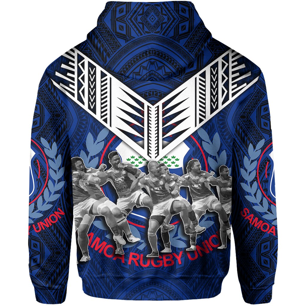 Samoa Zip Hoodie Siva Tau - Polynesian Pride