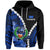 Pohnpei Hoodie Polynesian Style LT6 Blue - Polynesian Pride