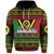 Vanuatu All Over Hoodie Christmas LT6 Unisex Red - Polynesian Pride