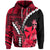 Custom Wallis and Futuna Hoodie Polynesian Style Red Color LT6 Hoodie Red - Polynesian Pride