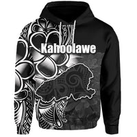 Custom Hawaiian Islands Hoodie Kahoolawe LT6 Unisex Black - Polynesian Pride