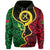 Custom Vanuatu Hoodie Flag Special Style LT6 Black - Polynesian Pride