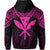 Hawaii Polynesian Hoodie Limited Tab Style Pink - Polynesian Pride