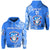 Custom Tonga Apifoou College Hoodie Simple Vibes, Custom Text and Number LT8 Unisex Blue - Polynesian Pride