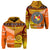 Custom Tonga Tailulu College and Tonga High School Hoodie Together Unique Style LT8 Hoodie Orange - Polynesian Pride