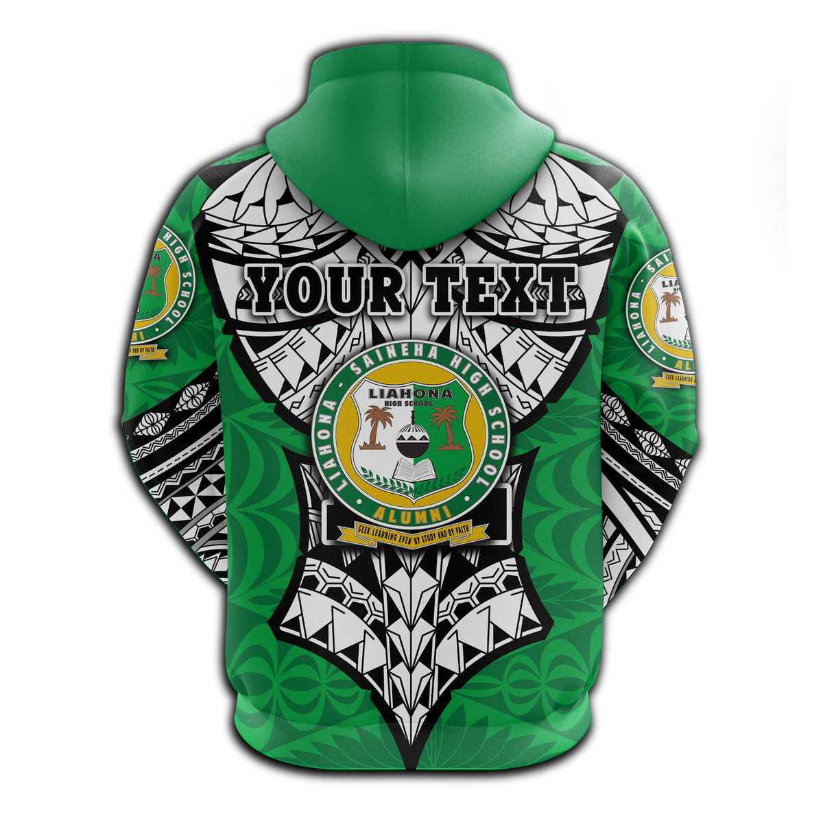 Custom Liahona Tonga Hoodie Polynesian Style Version 2 - Polynesian Pride