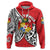 Custom Tonga Rugby Hoodie Polynesian Style - Polynesian Pride