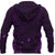 New Zealand Hoodie, Maori Gods Pullover Hoodie, Tumatauenga (God of War) Purple - Polynesian Pride