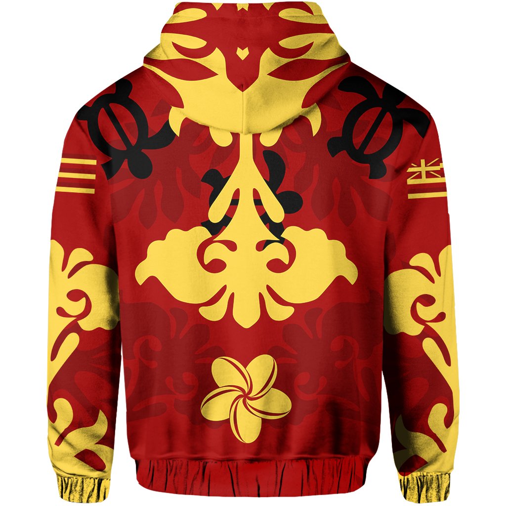 Hawaii Hoodiean Quilt Style Pullover Hoodie - Polynesian Pride