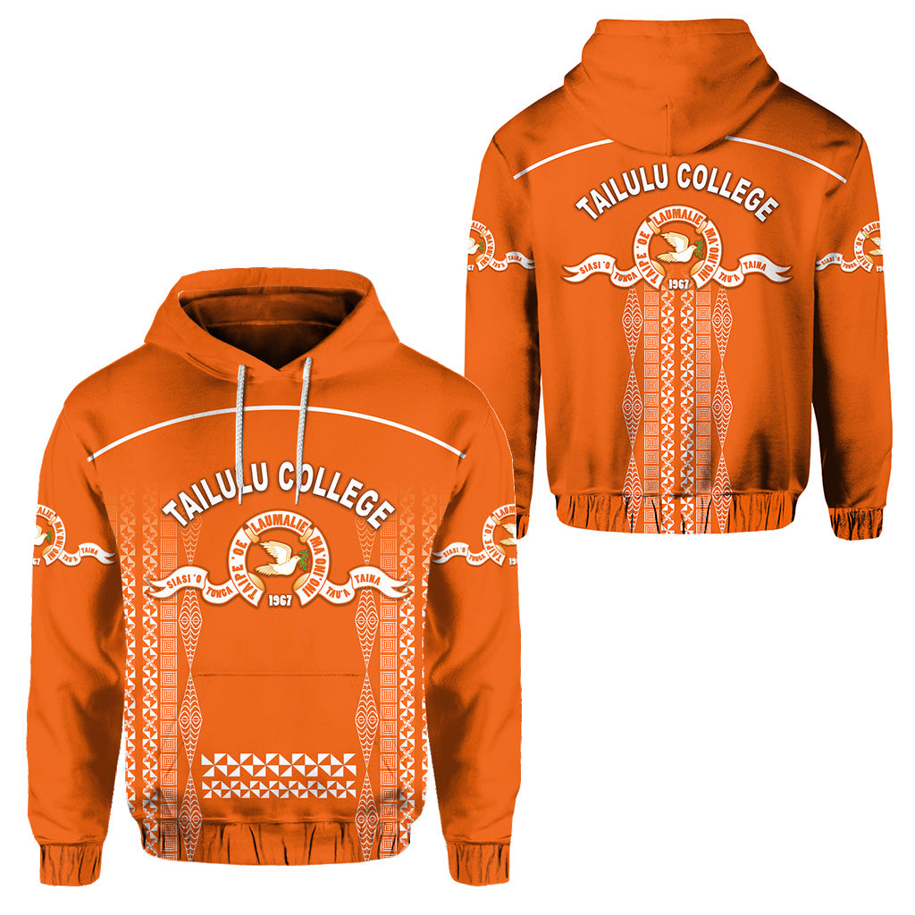 Tonga Tailulu College Hoodie Unique Style LT8 Unisex Orange - Polynesian Pride